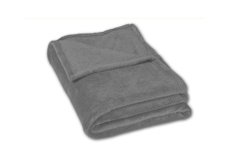 Micro deka jednolůžko 150x200cm tmavě šedá 300g/m2